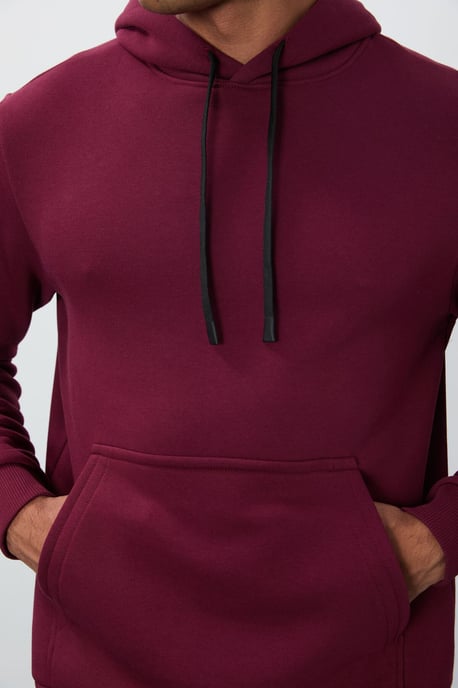 Herren Fleece-Hoodie mit Tasche - Image 5