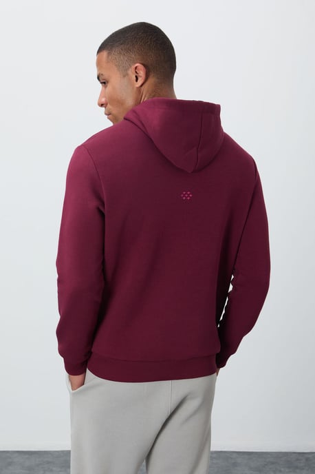 Herren Fleece-Hoodie mit Tasche - Image 6