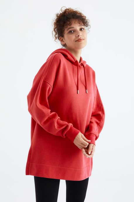 Übermaß Kapuzenpullover mit Tasche - Image 1