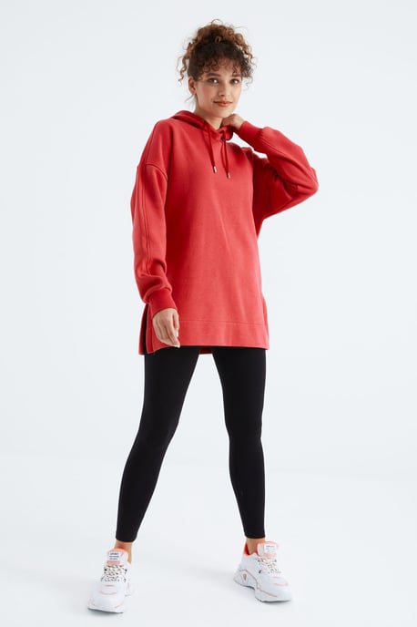 Übermaß Kapuzenpullover mit Tasche - Image 3