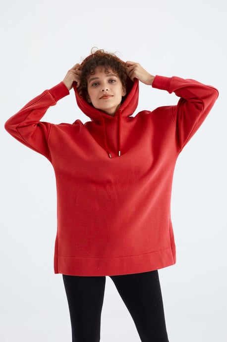 Übermaß Kapuzenpullover mit Tasche - Image 4