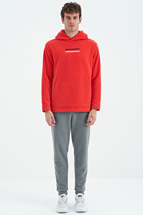Herren Kapuzenpullover mit Print-Logo - Image 2