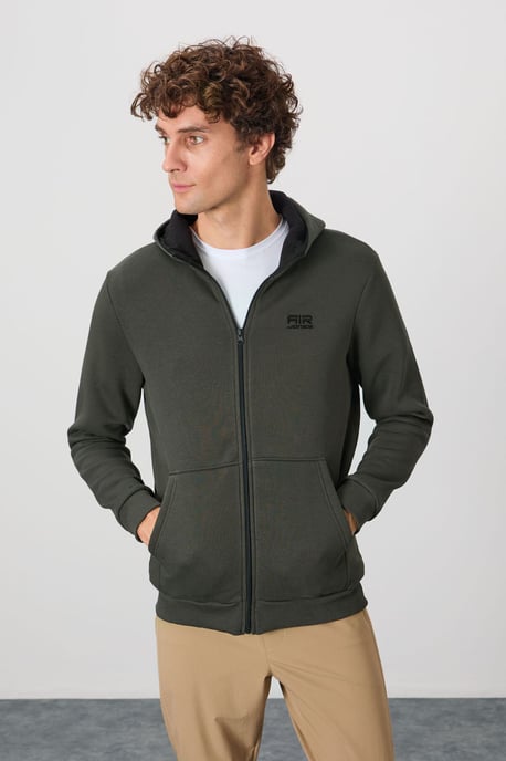 Herren Kapuzen-Zip-Sweatshirt - Image 1