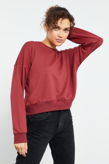 Damen Freizeit Crewneck Sweatshirt - Image 1