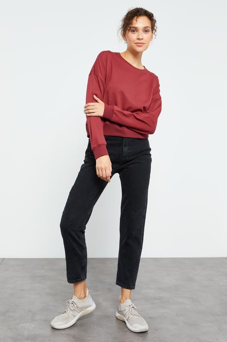 Damen Freizeit Crewneck Sweatshirt - Image 5