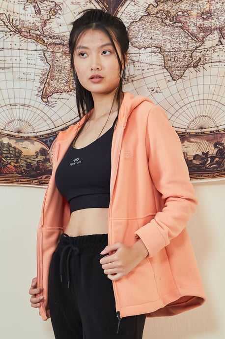 Damen Kapuzensweatshirt mit Reißverschluss - Image 2