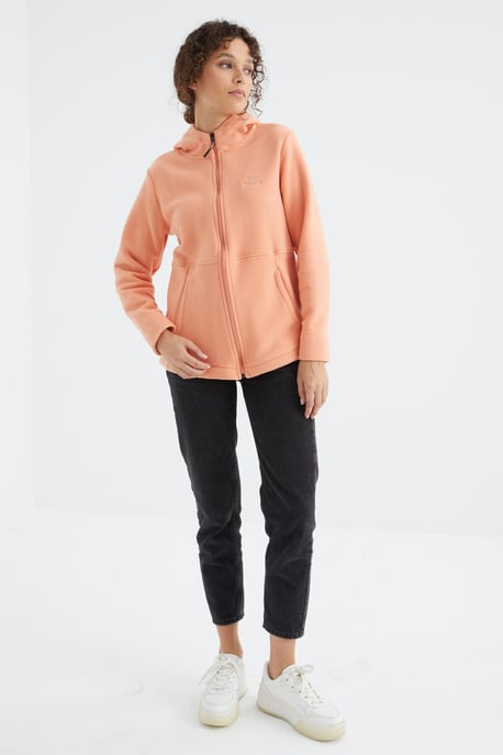 Damen Kapuzensweatshirt mit Reißverschluss - Image 5