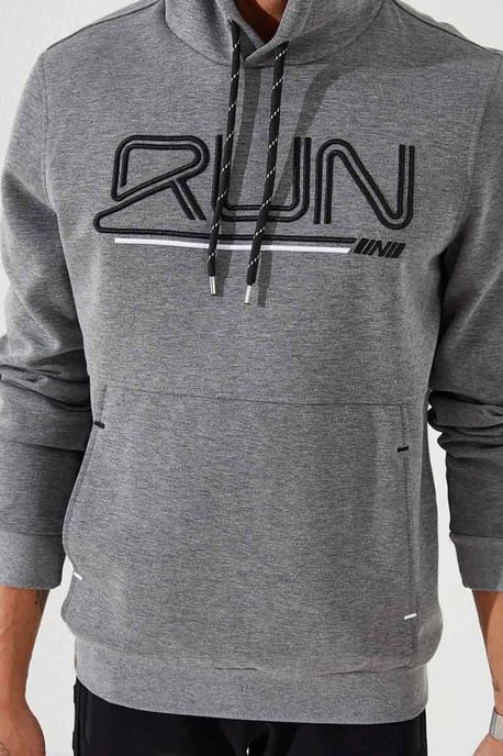 Herren Kapuzenpullover mit Logo-Print - Image 3