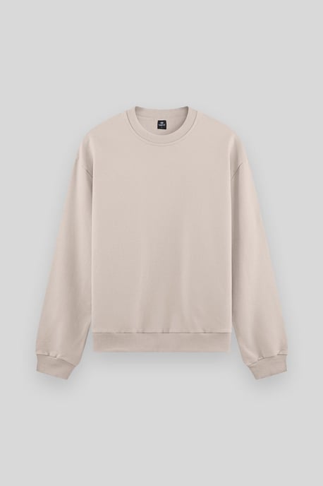 Herren Unifarben Rundhals-Sweatshirt - Image 5