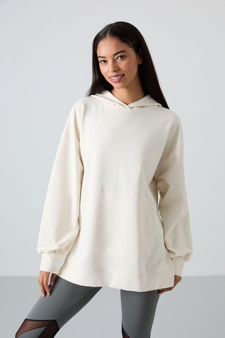 Übergroßer bedruckter Kapuzenpullover - Image 5