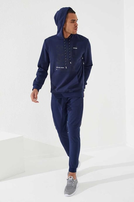 Herren Kapuzenpullover mit Camouflage-Druck - Image 2
