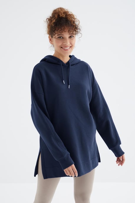 Übermaß Kapuzenpullover mit Tasche - Image 1