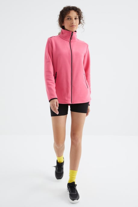 Damen Plüsch-Jacke mit Reißverschluss - Image 6