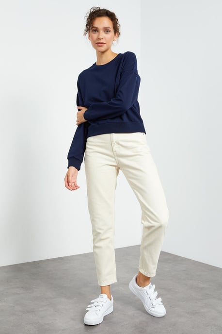 Damen Freizeit Crewneck Sweatshirt - Image 2