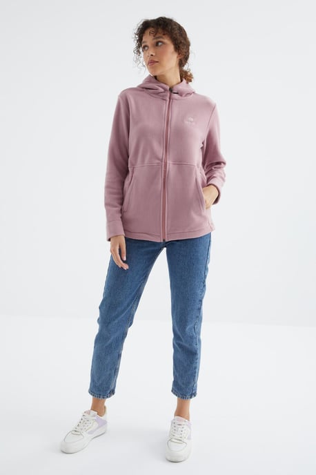 Damen Kapuzenzip-Sweatshirt - Image 4