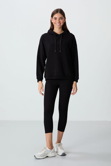 Oversized Kapuzen-Sweatshirt mit Tasche - Image 3