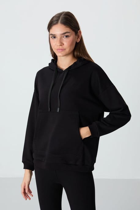Oversized Kapuzen-Sweatshirt mit Tasche - Image 4