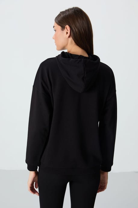 Oversized Kapuzen-Sweatshirt mit Tasche - Image 5