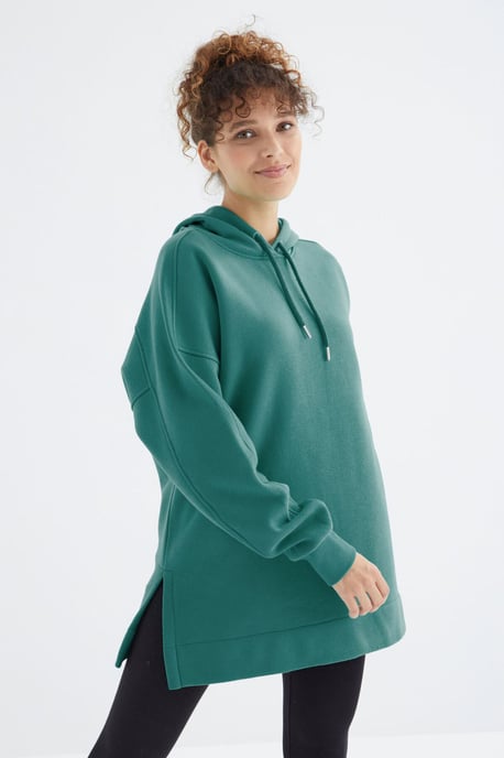 Übermaß Kapuzenpullover mit Tasche - Image 1