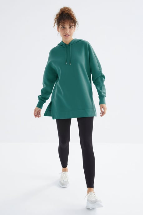 Übermaß Kapuzenpullover mit Tasche - Image 2