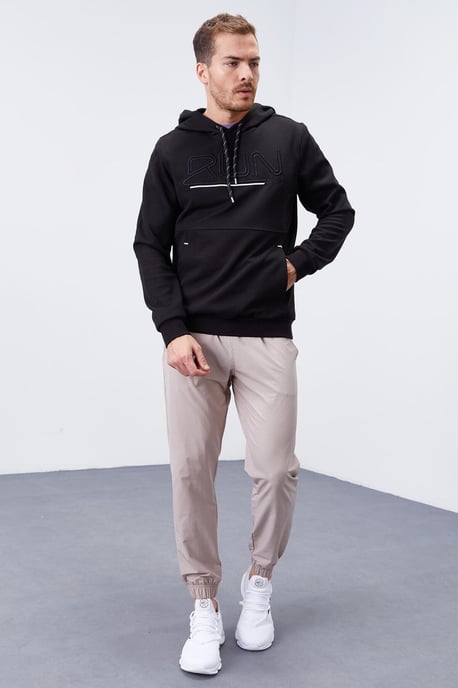 Herren Kapuzenpullover mit Logo-Druck - Image 4