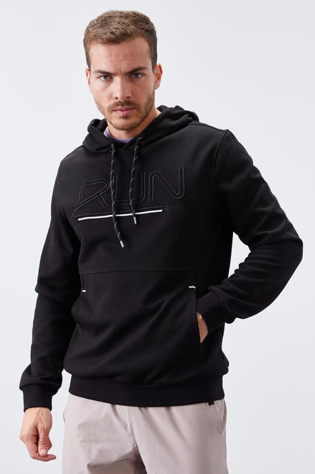 Herren Kapuzenpullover mit Logo-Druck - Image 5