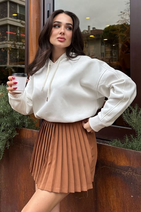 Übermaß Kapuzenpullover mit Tasche - Image 3