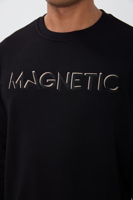 Herren Bedruckter Rundhalsausschnitt Sweatshirt - Image 6