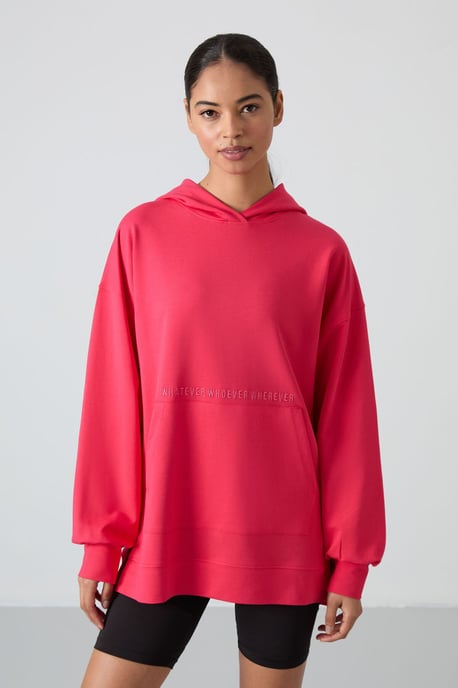 Übergroßer bedruckter Kapuzenpullover - Image 1