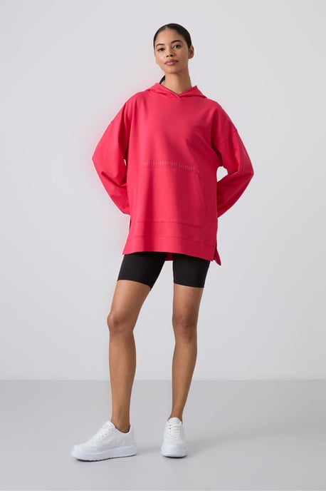 Übergroßer bedruckter Kapuzenpullover - Image 2