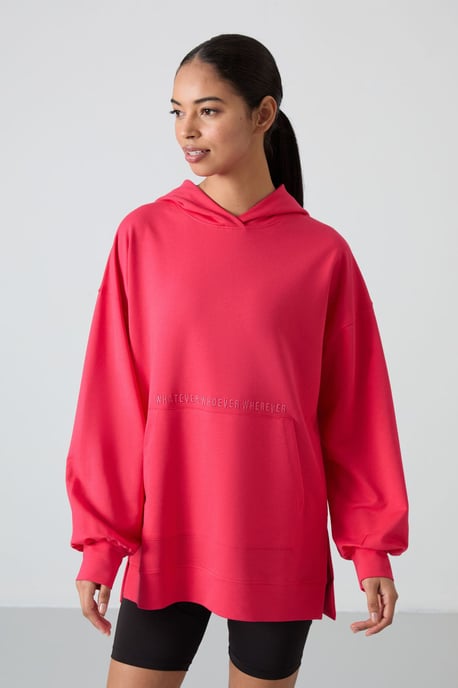 Übergroßer bedruckter Kapuzenpullover - Image 5