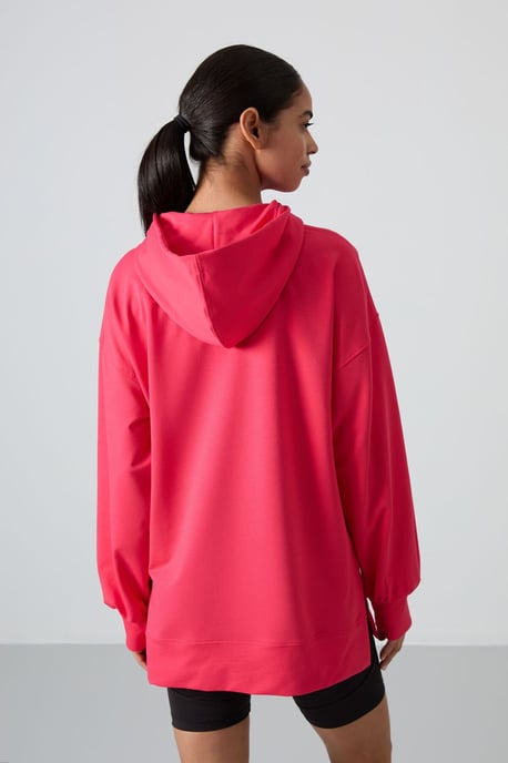 Übergroßer bedruckter Kapuzenpullover - Image 6
