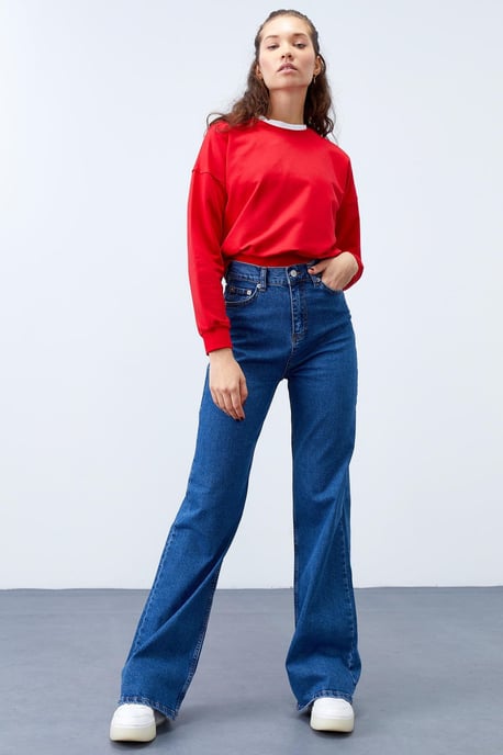 Damen Relaxed Crew Neck Sweatshirt - Image 2