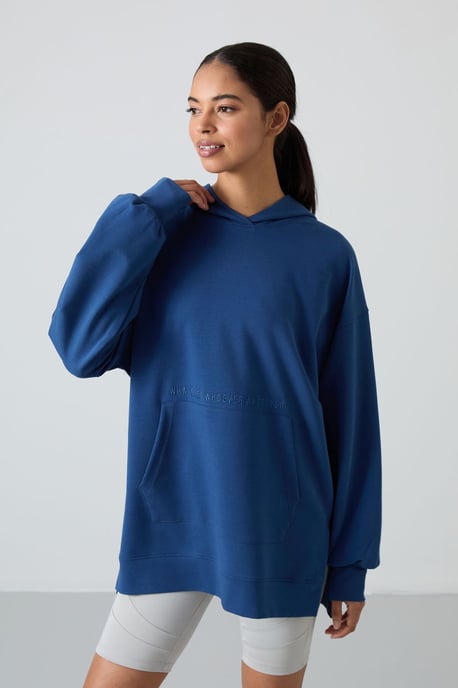 Übergroßer bedruckter Kapuzenpullover - Image 5
