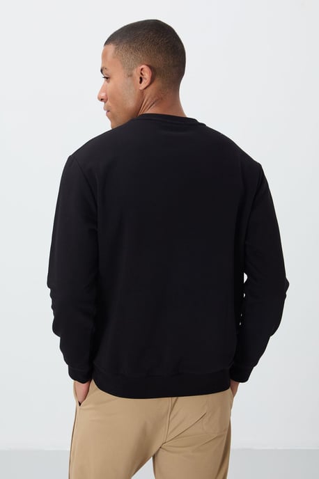 Herren bedruckter Rundhalsausschnitt Sweatshirt - Image 6