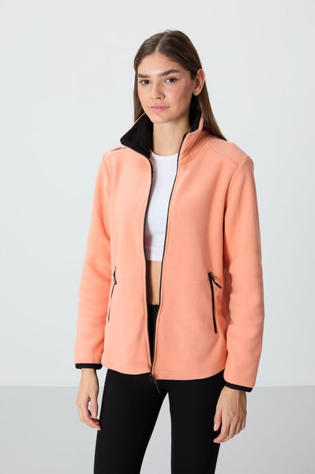 Damen Plüsch Zipper-Sweatshirt - Image 1