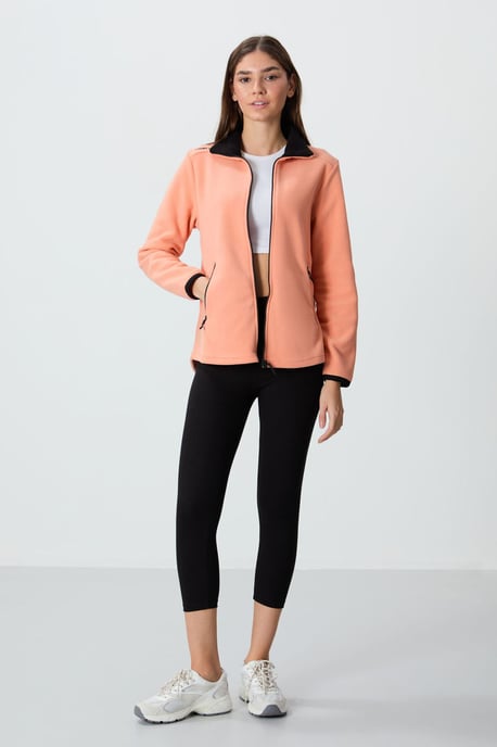 Damen Plüsch Zipper-Sweatshirt - Image 2