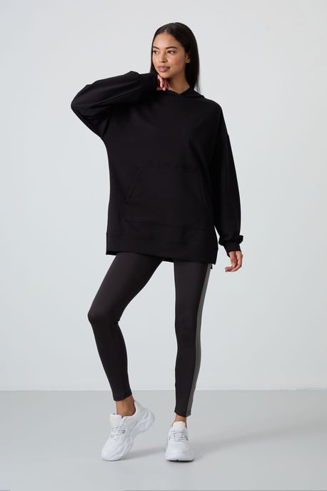 Übergroßer bedruckter Kapuzenpullover - Image 2