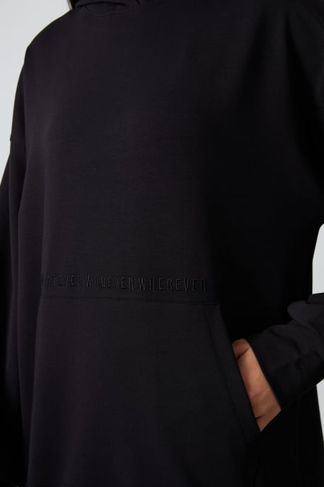 Übergroßer bedruckter Kapuzenpullover - Image 3