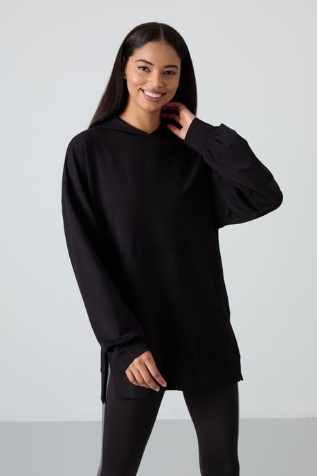Übergroßer bedruckter Kapuzenpullover - Image 5