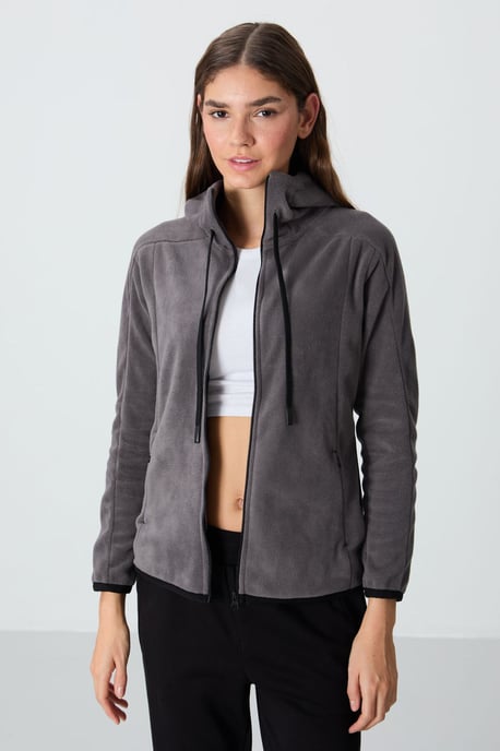 Damen Fleece-Zip-Hoodie - Image 1