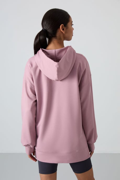 Übergroßer bedruckter Kapuzenpullover - Image 6