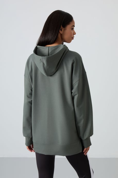 Übergroßer bedruckter Kapuzenpullover - Image 6