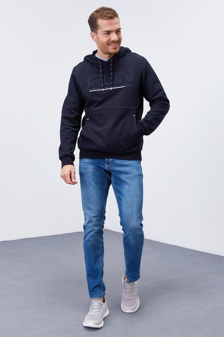 Herren-Logo-gedruckter Kapuzenpullover - Image 2