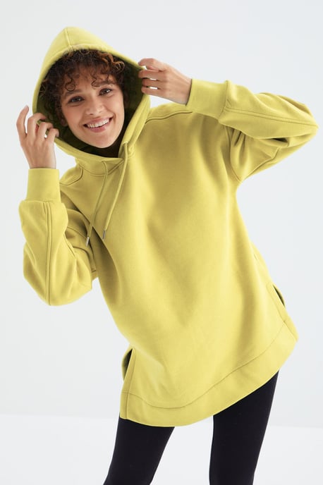 Übermaß Kapuzenpullover mit Tasche - Image 1