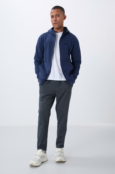Herren Kapuzenzip Sweatshirt - Image 3