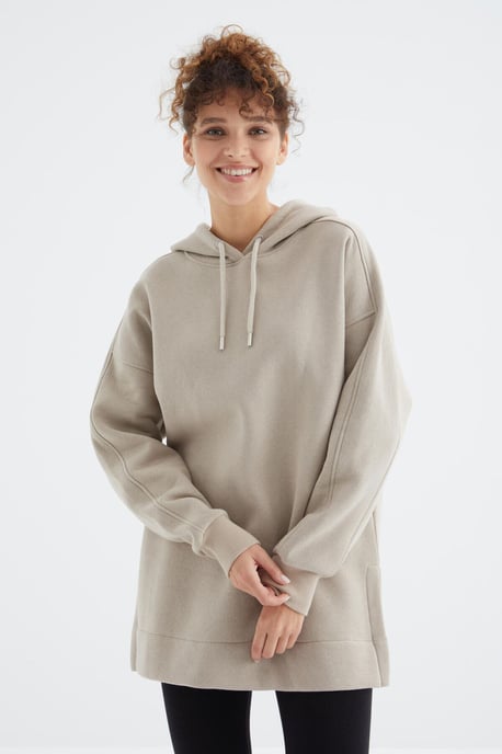 Übermaß Kapuzenpullover mit Tasche - Image 3