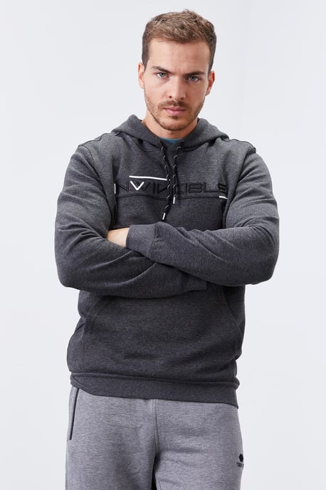 Herren Bedruckter Kapuzenpullover mit Tasche - Image 5