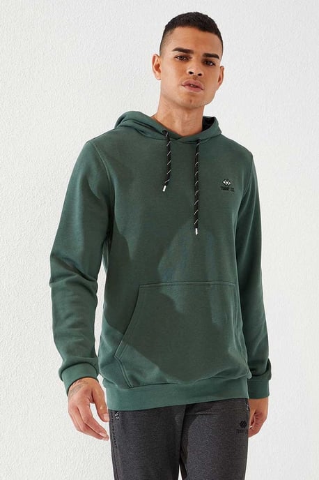 Herren Sweatshirt mit Kapuze und Tasche - Image 1