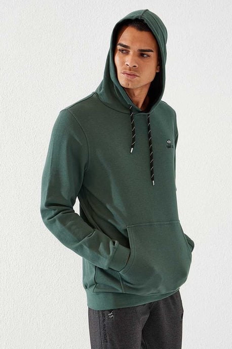 Herren Sweatshirt mit Kapuze und Tasche - Image 4
